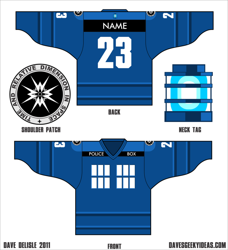 Illustration for article titled Support your favorite scifi or fantasy team in custom hockey jerseys